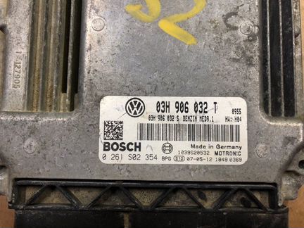 Блок управления двигателем 3.6 BHK VW Touareg