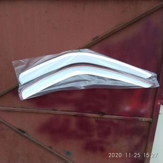 Дефлекторы окон белые Газель, Соболь