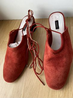 Туфли Mango из замши