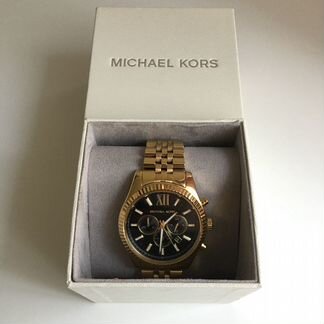 Оригинальные золотистые наручные часы Michael Kors