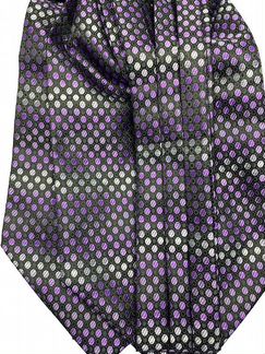Новый аскот-мужской шейный платок сиреневого цвета
