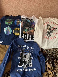 4 футболки с длинным рукавом