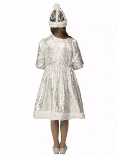 Карнавальный игровой костюм Снегурочка Узорчатая