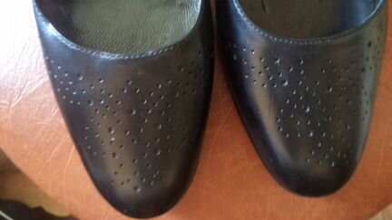 Туфли черные паяна нат. кожа Р. 36,5 новые