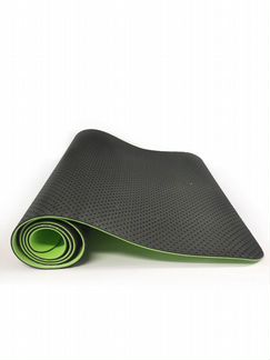 Коврик для йоги Шакти перфорированный (1.1 кг, 183 см, 6 мм, зеленый, 60 см)