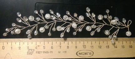 Свадебное украшение в волосы