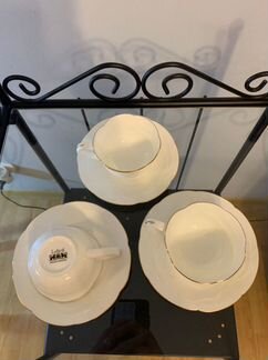 Чайный сервис на 6 персон Lefard Blanco, 150 мл