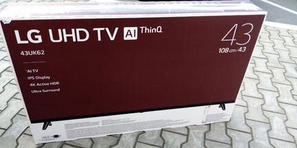 LG UHD TV AI ThinQ 43UK62