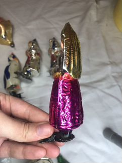 Елочная игрушка СССР Прищепка Царевна Несмеяна