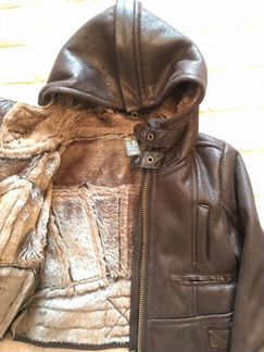 Zara Пилот дубленка