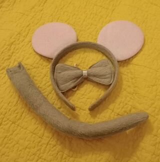 Мышонок - костюм: ушки, бантик, хвост