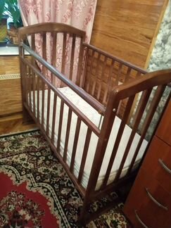 Кроватка 12060 с матрасом