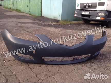 Бампер передний Мазда 3 бк седан 1.6 дорестайлинг