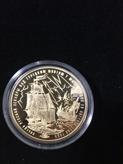 Позолоченная монета 2