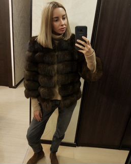 Шуба песец