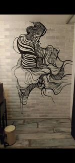 Роспись стен, оформление, граффити