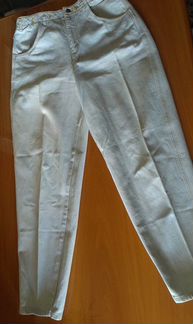 Джинсы женские с высокой талией под подтяжки Р-38