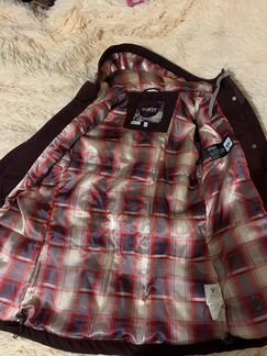 Фиолетовая куртка-парка