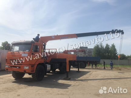 Камаз-43118 с манипулятором Хангил