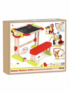 Парта с двухсторонней доской для рисования Smoby