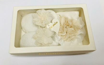 Набор для новорожденного katamino (носочки + повяз