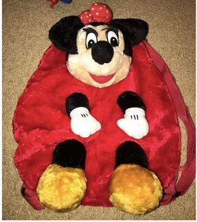 Рюкзак плюшевый Микки-Маус (Минни)