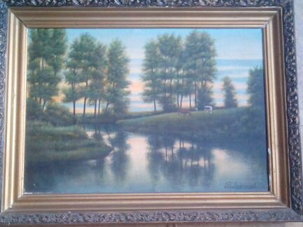 Картина.масло.пейзаж