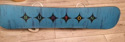 Сноуборд Burton, ботинки Burton, крепление Burton