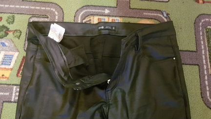 Женские брюки под кожу 48