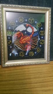 Вышевка картина в дорогой раме