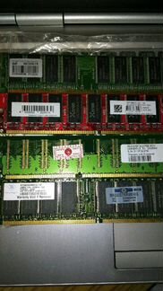 Память DDR1/DDR2 (256/512Мб - 1Гб)