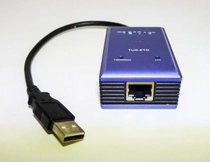 Сетевая карта с USB интерфейсом trendnet TU2-ETG