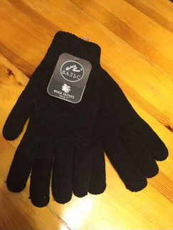 Перчатки мужские теплые черные