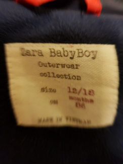 Куртка детская, зимняя Zara