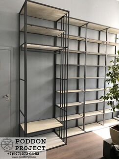 Стеллажи в стиле Лофт