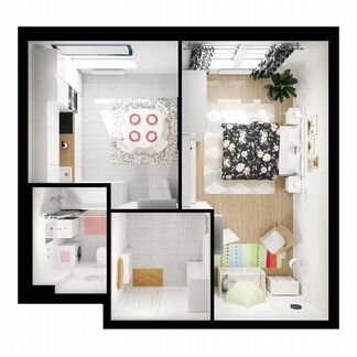 1-к квартира, 42.3 м², 16/32 эт.