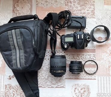 Зеркальный фотоаппар Nikon D90 c двумя объективами