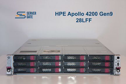 Сервер HP Apollo 4200 G9 28LFF 2x E5-2697v3 32 GB