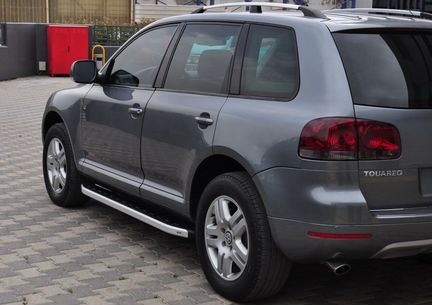 Пороги Подножки на VW Touareg 2003г+