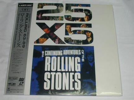 Лазерный диск LD LaserDisc Rolling Stones (Япония)