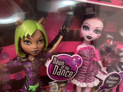 Набор рассвет танца Монстр Хай 3 куклы в коробке