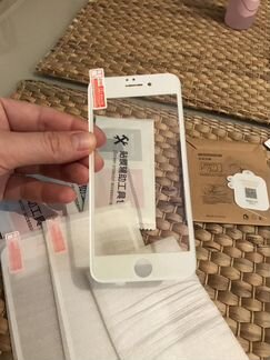 Защитное стекло для iPhone 7 и Apple Watch 4/5 40m