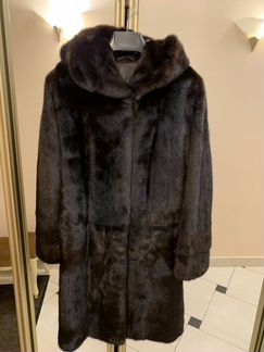 Пальто норковое женское ночое