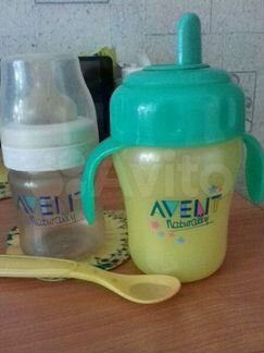 Avent Naturally-поильник от Набора.Соски/пустышки