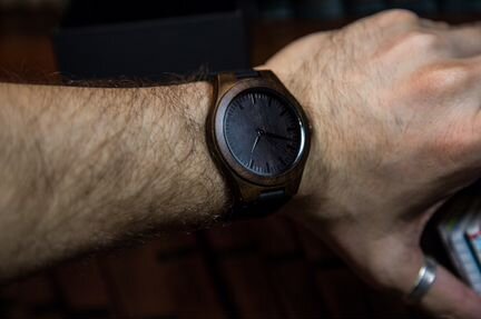 Деревянные наручные часы ручной работы