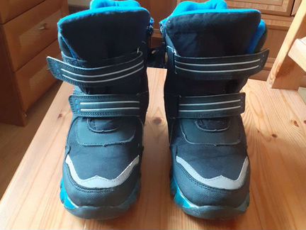 Светящиеся ботинки поздняя осень/теплая зима р.35