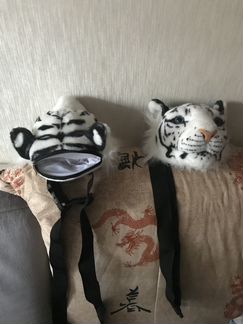 Декоративная сумочка голова тигренка сумка