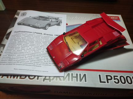 Ламборджини LP500S 1/24 (моделист, сборная модель)