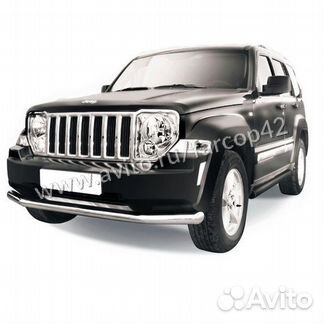 Защита переднего бампера Jeep cherokee