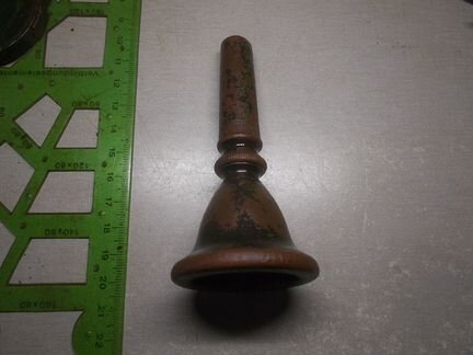 1812 год Мундштук полковой трубы Огромный